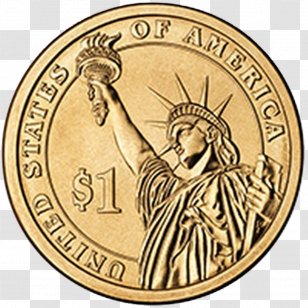 Dollar Coin Presidential $1 Program United States One-dollar Bill Half - Onedollar Transparent PNG