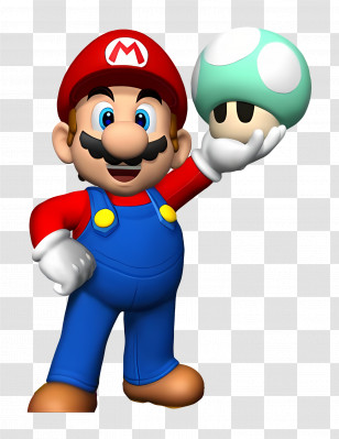 Mario - Cartoon Character In Red Hat Transparent PNG