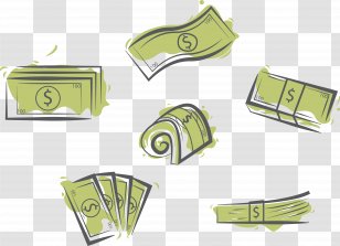 United States Dollar Illustration - One Hundreddollar Bill - Vector Transparent PNG