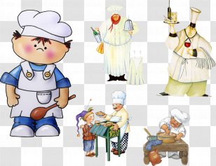 Drawing Cook Clip Art - Fat Chef Transparent PNG