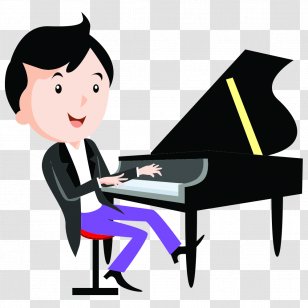 Piano Clip Art Vector Graphics Image - Royaltyfree - Sheep Playing Transparent PNG