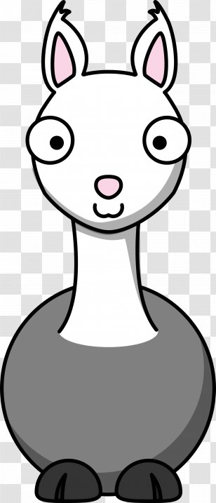 Llama Cartoon Drawing Clip Art - Cliparts Transparent PNG