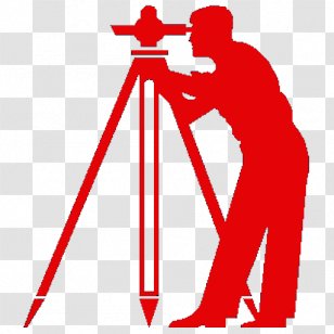 Surveyor Topography Engineering Geomatics Easy Drive Stake Inc. - Red - Geode Transparent PNG