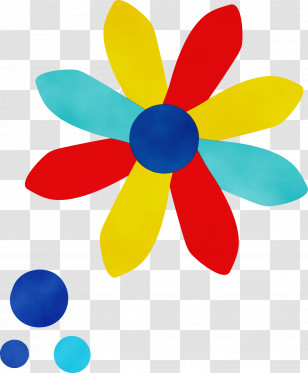 Yellow Petal Logo Tableware Transparent PNG