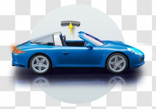 Porsche 911 Targa 4S Sports Car Playmobil Transparent PNG