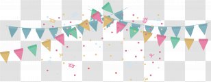 Flag Download Computer File - Pink - Colorful Triangular Transparent PNG