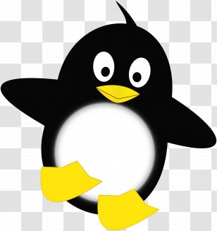 Watercolor Cartoon - Paint - Beak King Penguin Transparent PNG