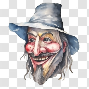 Guy Fawkes - Carnival Mask Transparent PNG