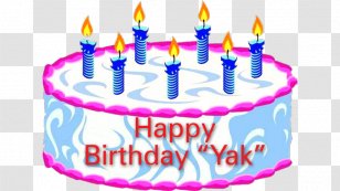 Happy Birthday Blanket Gift Cake - Cutting Transparent PNG