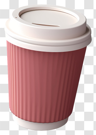 Red Plastic Cup - Stylish Coffee To-Go Cup For Morning Brews Transparent PNG