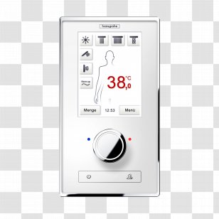 Hansgrohe Tap Chromium Electronics - Water - Rain With A I Design Transparent PNG