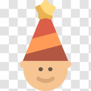 Cone Smile Orange - Infant Transparent PNG