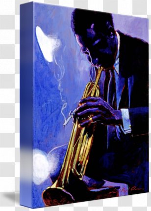 Brass Instruments Canvas Print Trumpet Art - Charlie Parker - Miles Davis Transparent PNG