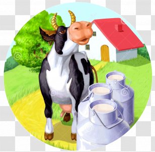 Dairy Cattle Milk Clip Art Illustration - Cow - Happy Transparent PNG