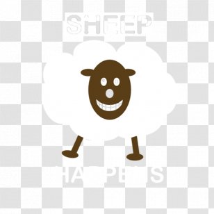 Smiley Animal Font Animated Cartoon - Lincoln Sheep Transparent PNG
