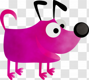 Pink Cartoon Magenta Transparent PNG