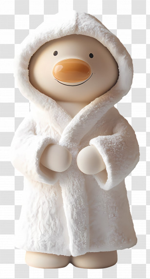 Bathrobe - Cute Duck In Bathrobe Illustration Transparent PNG