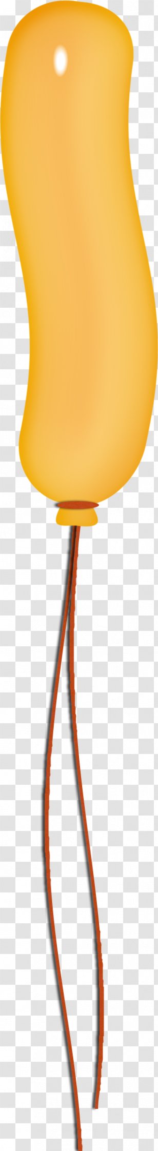 Electric Light Font - Orange - Yellow Balloon Transparent PNG