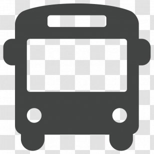 Airport Bus Transport Transit - Black Transparent PNG