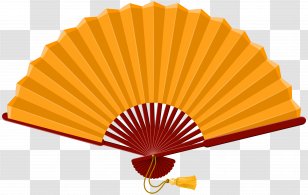 China Hand Fan Paper Clip Art - Chinese New Year - Lucky Symbols Transparent PNG