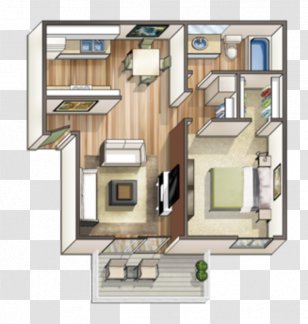 Beach Cove Apartments House Home Floor Plan - Room - Apartment Transparent PNG