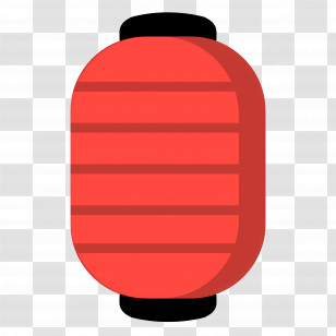 Red Paper Lantern Emoji - Red Lantern For Chinese New Year Transparent PNG