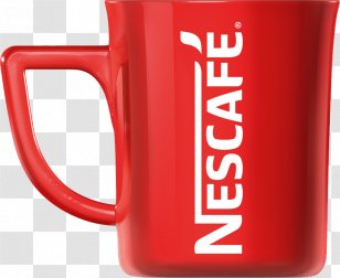 Coffee Espresso Tea Mug NescafÃ© - Cup - Nescafe Red Transparent PNG