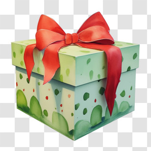 Gift Box
 - Beautiful Gift Box With Red Ribbon Transparent PNG