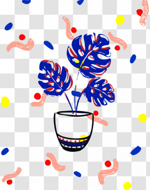Cartoon Line Flower Meter Mathematics Transparent PNG