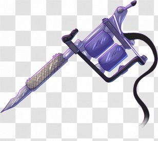 Tattoo Machine - Purple Transparent PNG
