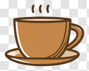 Hot Tea - Steaming Coffee Cup Illustration Transparent PNG
