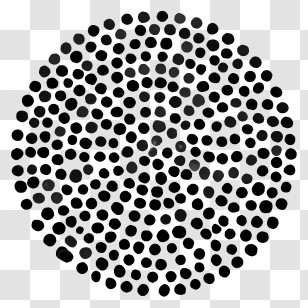Circle Confetti - Halftone Circle Pattern Transparent PNG