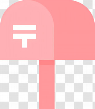 Mailbox - Pink Mailbox Icon For Communication Transparent PNG