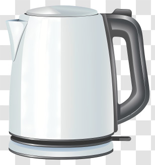 Electric Kettle - Modern Electric Kettle Illustration Transparent PNG