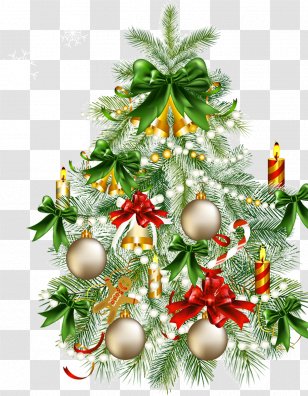 Christmas Tree Ornament Clip Art - Holiday Elements Transparent PNG
