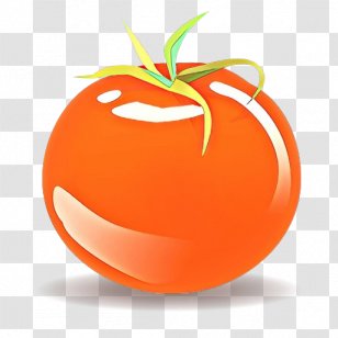 Tomato Cartoon - Tangerine - Logo Superfood Transparent PNG
