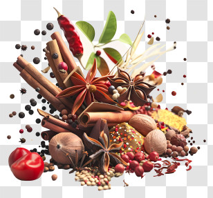 Spices - Assorted Spices And Herbs Transparent PNG
