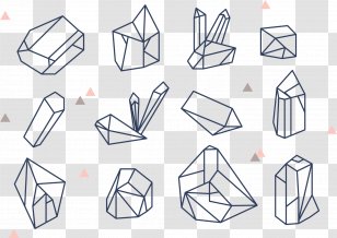 Diamond Quartz Crystal Gemstone - Symmetry - Native Stone Transparent PNG