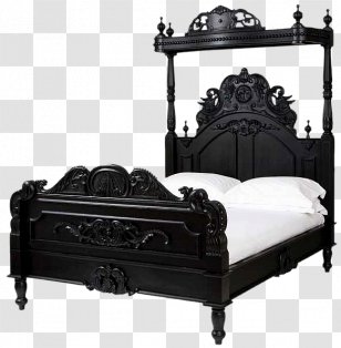 Bedside Tables Canopy Bed Bedroom Furniture Sets Frame - Gothic Architecture Transparent PNG