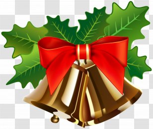 Jingle Bell Christmas Clip Art - Ornament - Golden Bells Image Transparent PNG