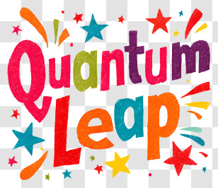 Quantum Leap - Colorful Quantum Leap Concept Transparent PNG