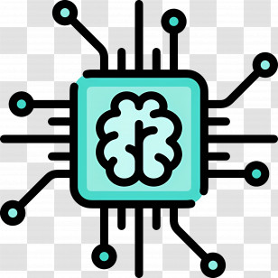 Artificial Intelligence - Artificial Intelligence Chip Symbol Transparent PNG