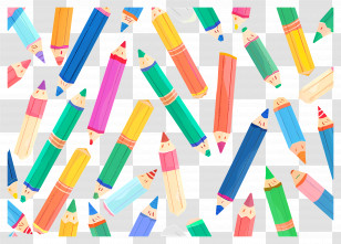 Colored Pencils - Colorful Pencils Illustration For Drawing And Art Supplies Transparent PNG