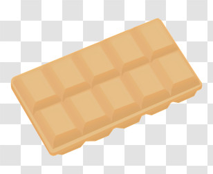 Food - Milk Chocolate Bar Transparent PNG