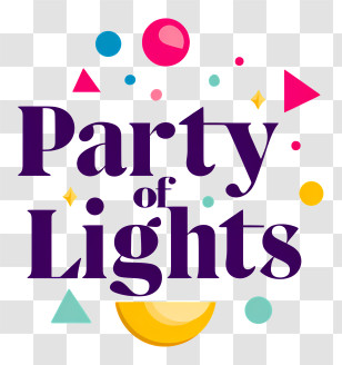 Party Of Lights - Party Of Lights Logo Transparent PNG