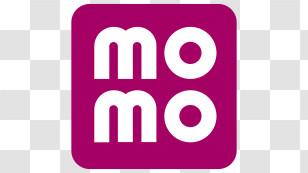 Momo Logo - MoMo App Logo Transparent PNG
