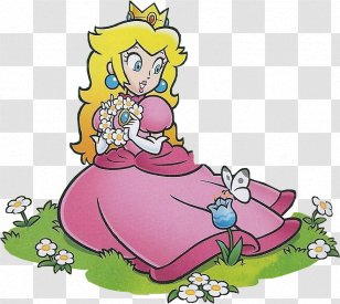 Super Princess Peach Luigi Rosalina Mario - Nintendo Transparent PNG