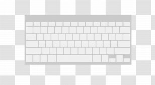 Brand Black And White Pattern - Area - Computer Keyboard Transparent PNG
