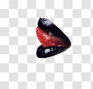 Lipstick Mouth - Photoscape - Black Lips Transparent PNG