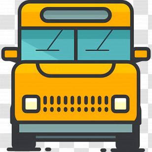 School Bus - Yellow School Bus Transparent PNG